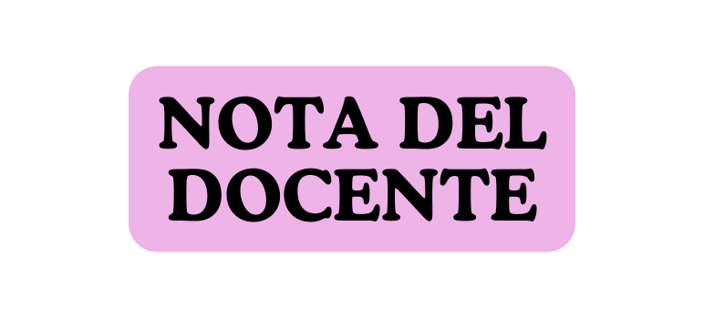 NOTA DEL DOCENTE